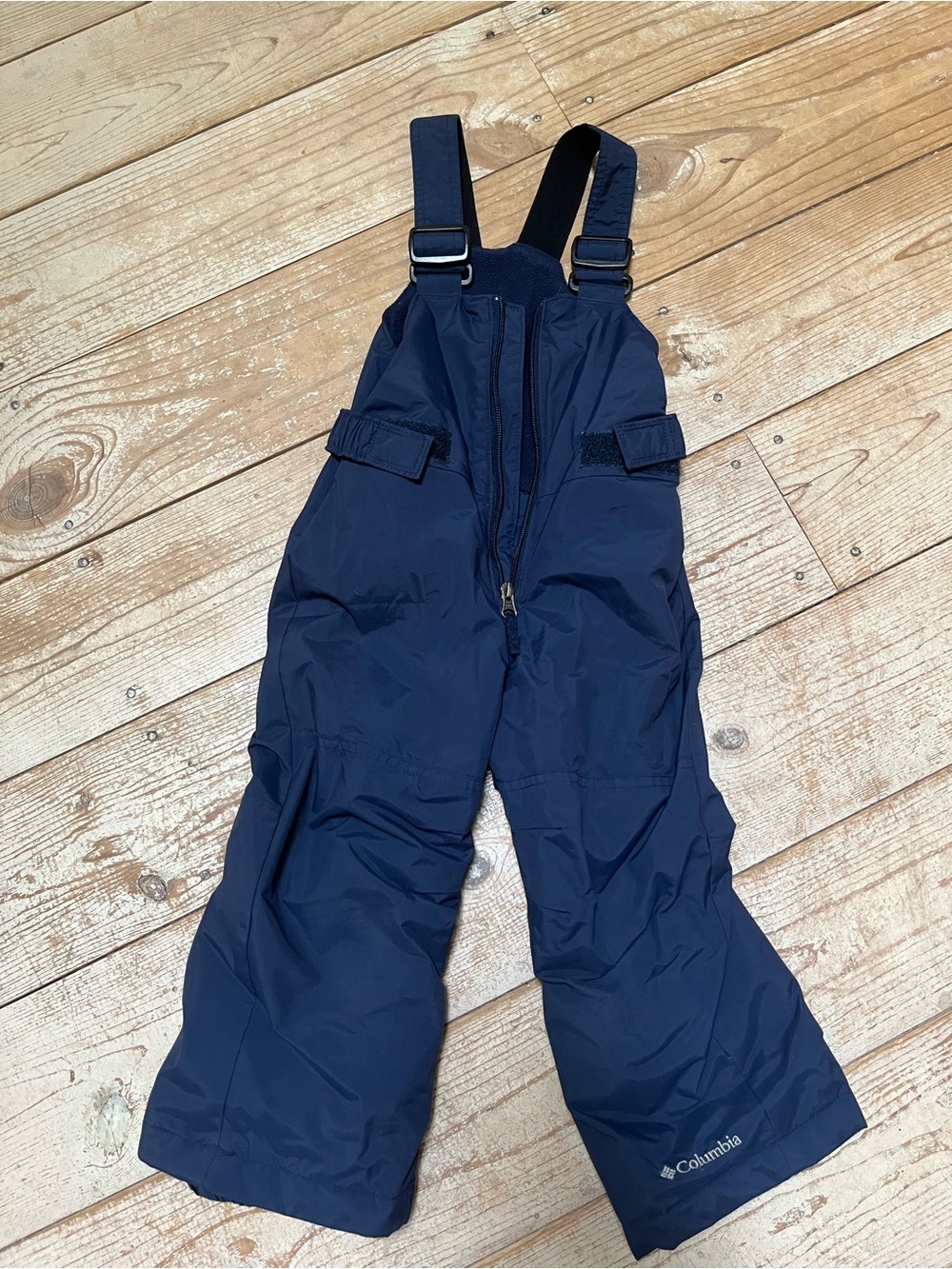Columbia Kids Navy Blue Insulated Snow Bib Overalls